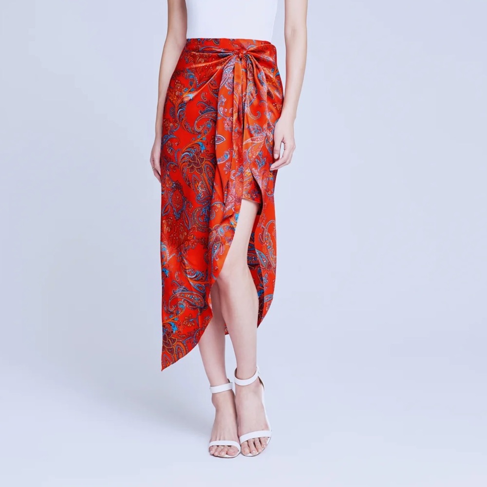 L’agence wrap skirt